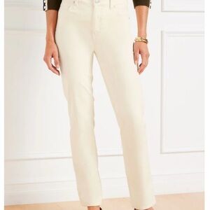 Talbots Cream Straight Leg Pants